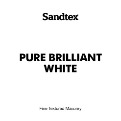 Sandtex Pure Brilliant White Textured Masonry Paint, 10L -Trade Point Sale Shop sandtex pure brilliant white textured masonry paint 10l5010131461934 02t bq