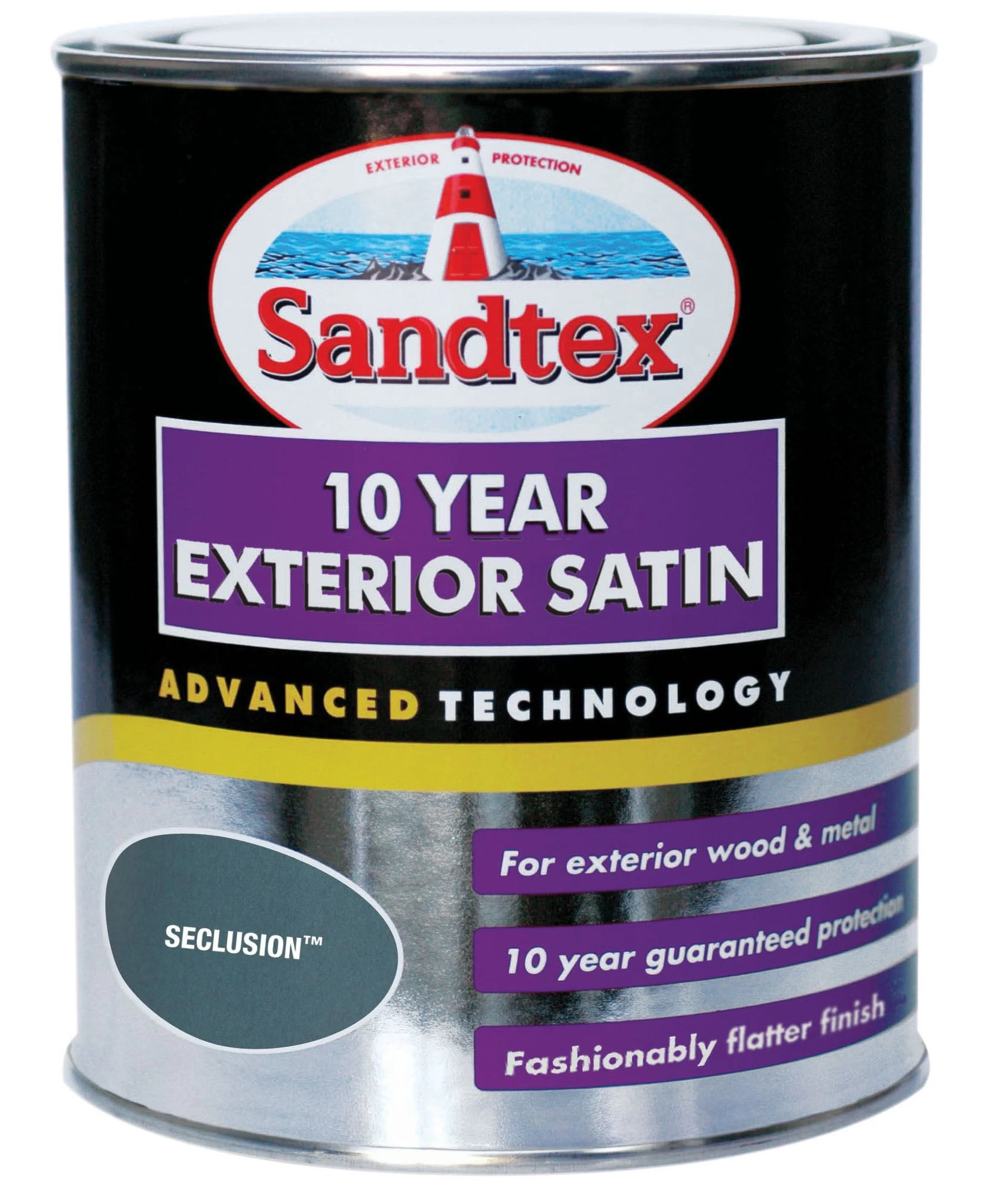 Sandtex Seclusion grey Satinwood Exterior Metal & wood paint, 750ml Sandtex Seclusion Grey Satinwood Exterior Metal & Wood Paint, 750ml -Trade Point Sale Shop sandtex seclusion grey satinwood exterior metal wood paint 750ml5010131536724 08c bq