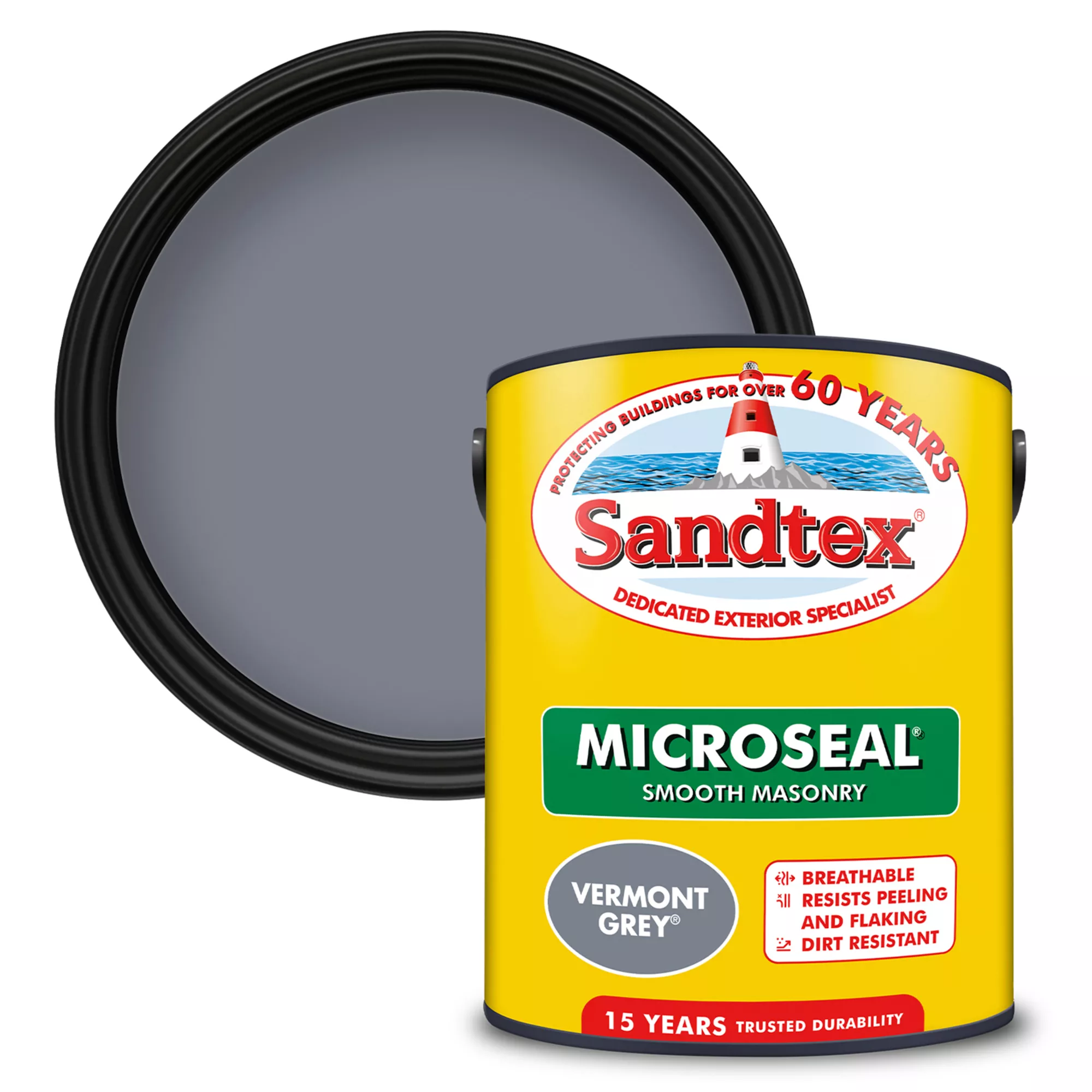 Sandtex Vermont Grey Matt Masonry paint, 5L Tub Sandtex Vermont Grey Matt Masonry Paint, 5L Tub -Trade Point Sale Shop sandtex vermont grey matt masonry paint 5l tub5010131564314 21c bq