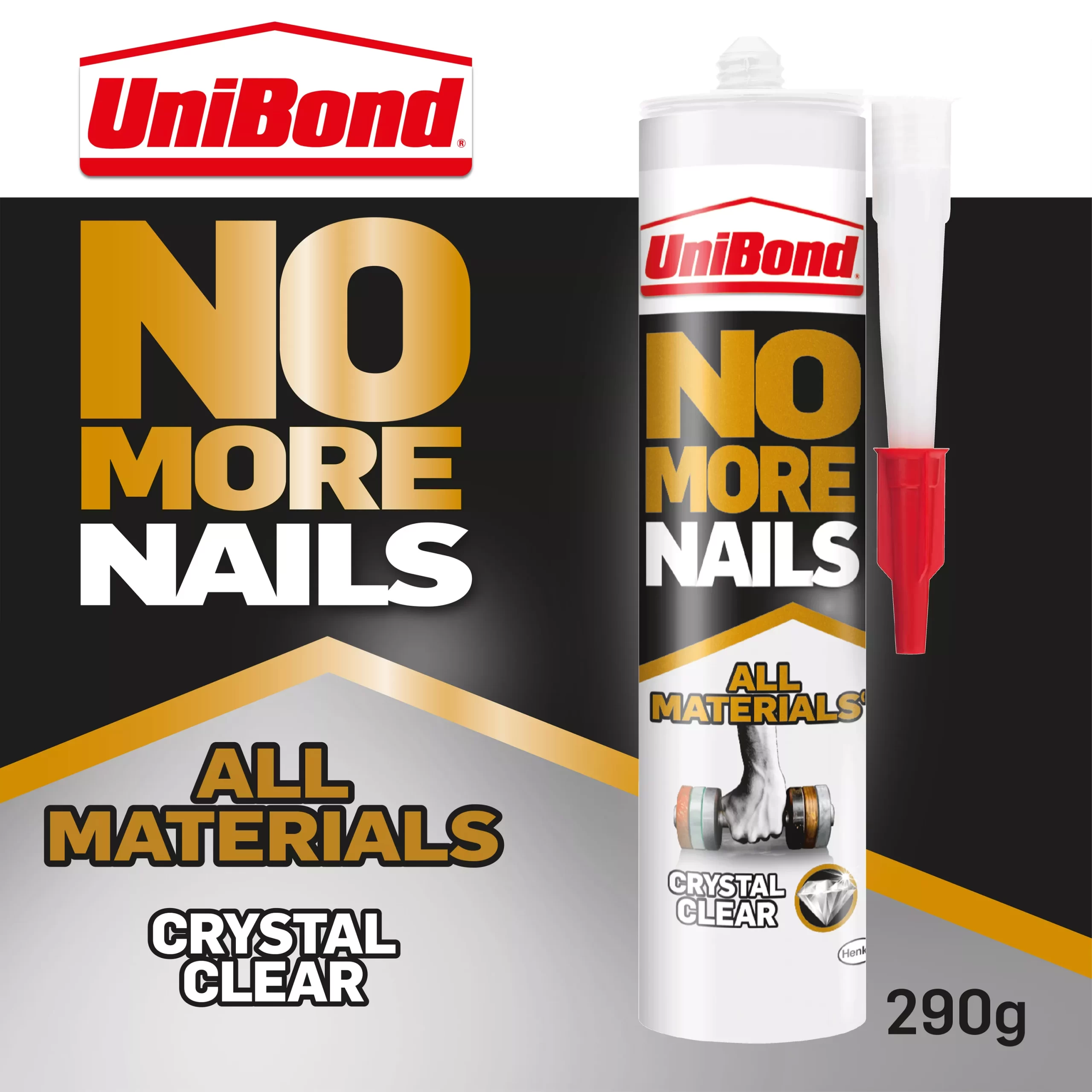 UniBond No More Nails Crystal Clear Multi-purpose Grab adhesive 290ml UniBond No More Nails Crystal Clear Multi-purpose Grab Adhesive 290ml -Trade Point Sale Shop unibond no more nails crystal clear multi purpose grab adhesive 290ml5010383318963 12c bq scaled