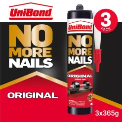 UniBond No More Nails Original White Grab Adhesive 280ml, Pack Of 3 -Trade Point Sale Shop unibond no more nails original white grab adhesive 280ml pack of 35010383313043 12c bq