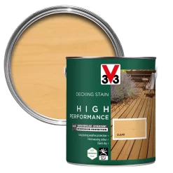 V33 High Performance Clear Satin Quick Dry Decking Stain, 2.5L
