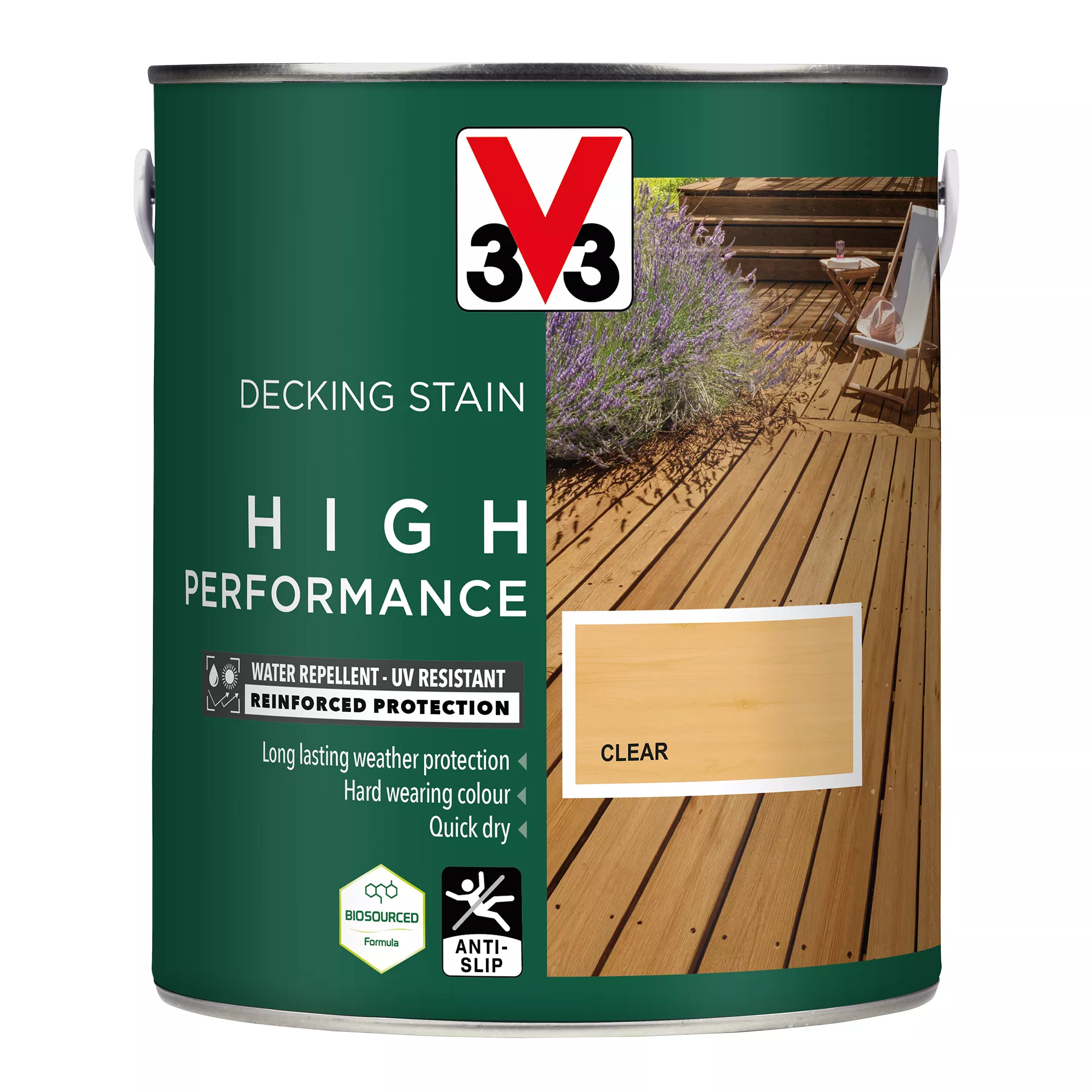 V33 High performance Clear Satin Quick dry Decking Stain, 2.5L V33 High Performance Clear Satin Quick Dry Decking Stain, 2.5L -Trade Point Sale Shop v33 high performance clear satin quick dry decking stain 2 5l3153895180771 08c bq