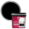 V33 Renovation Quartz Black Satinwood Cupboard & Cabinet Paint, 750ml