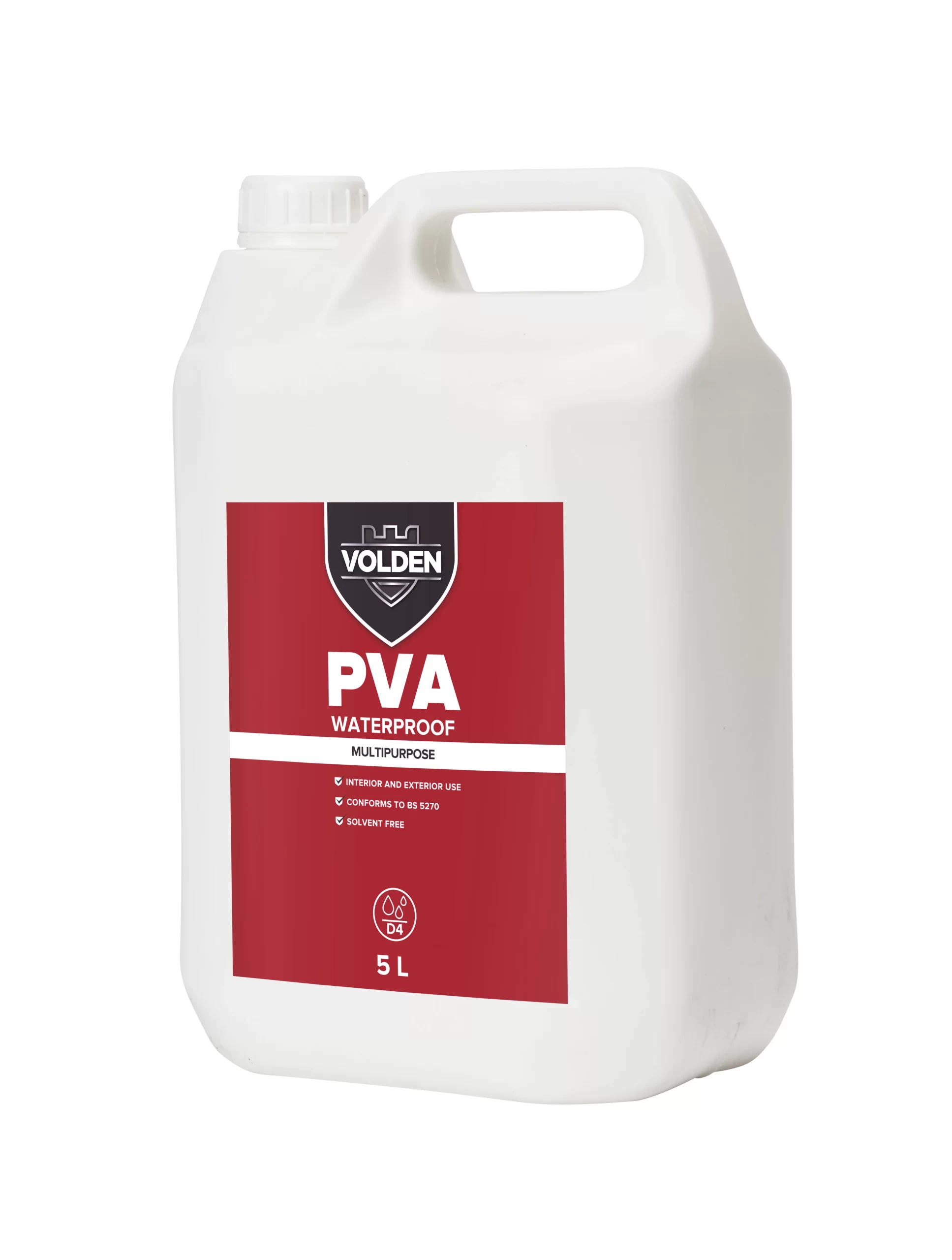 Volden White PVA adhesive 5L Volden White PVA Adhesive 5L -Trade Point Sale Shop volden white pva adhesive 5l5059340613758 08c scaled