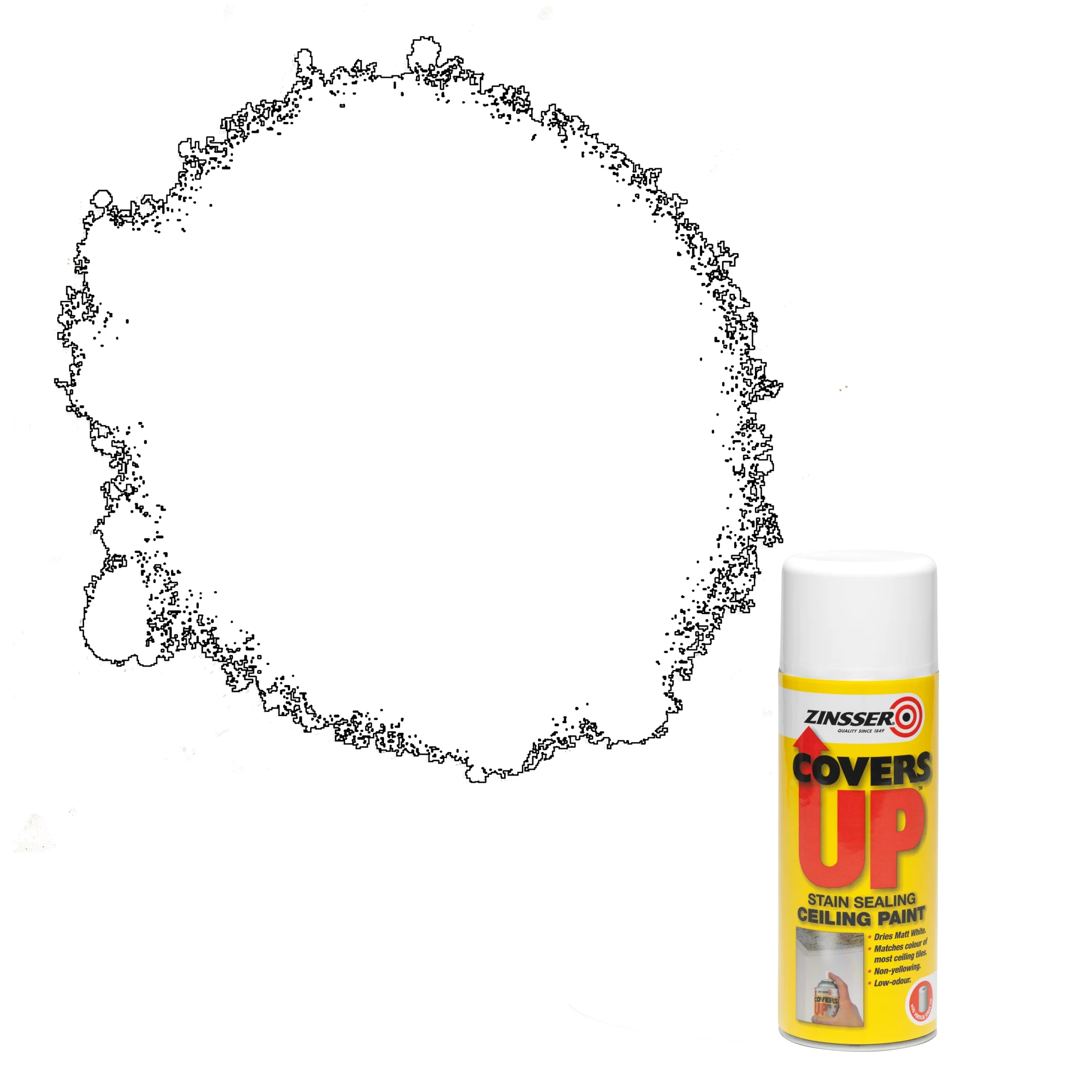 Zinsser Covers up White Matt Sealer Spray paint, 400ml Zinsser Covers Up White Matt Sealer Spray Paint, 400ml -Trade Point Sale Shop zinsser covers up white matt sealer spray paint 400ml5037898610481 02c BQ scaled